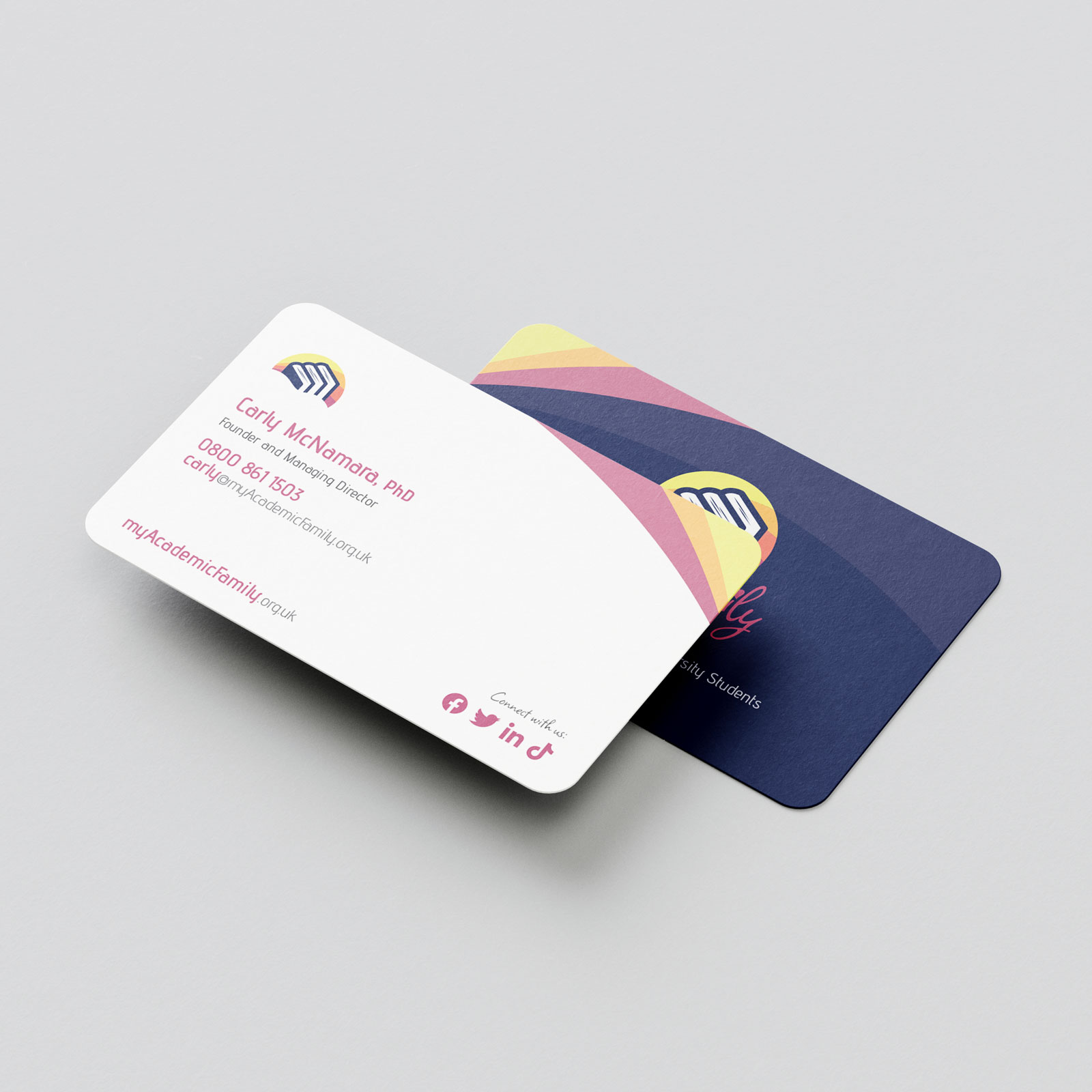 My Academic Family business cards